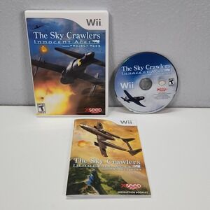 Nintendo The Sky Crawlers Innocent Aces Wii OS Good CIB Tested Flight Sim